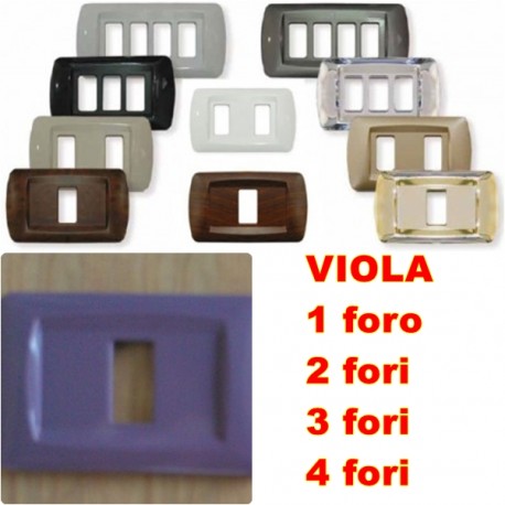 PLACCA VIOLA IN ABS PER SCATOLE RETTANGOLARI SERIE ECLIPSE