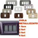 PLACCA VIOLA METALLIZZATO IN ABS PER SCATOLE RETTANGOLARI SERIE ECLIPSE