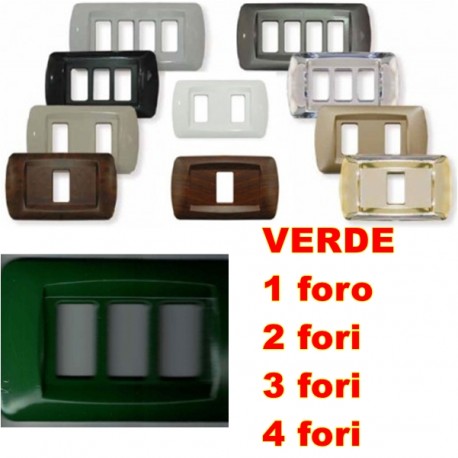 PLACCA VERDE IN ABS PER SCATOLE RETTANGOLARI SERIE ECLIPSE