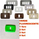 PLACCA VERDE FLUORESCENTE IN ABS PER SCATOLE RETTANGOLARI SERIE ECLIPSE
