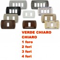 PLACCA VERDE CHIARO IN ABS PER SCATOLE RETTANGOLARI SERIE ECLIPSE