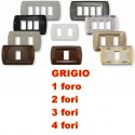 PLACCA GRIGIO IN ABS PER SCATOLE RETTANGOLARI SERIE ECLIPSE