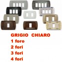 PLACCA GRIGIO CHIARO IN ABS PER SCATOLE RETTANGOLARI SERIE ECLIPSE