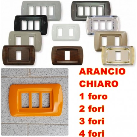 PLACCA ARANCIO CHIARO IN ABS PER SCATOLE RETTANGOLARI SERIE ECLIPSE