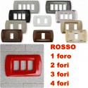PLACCA ROSSA IN ABS PER SCATOLE RETTANGOLARI SERIE ECLIPSE