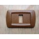 PLACCA LEGNO CHIARO IN ABS PER SCATOLE RETTANGOLARI SERIE ECLIPSE