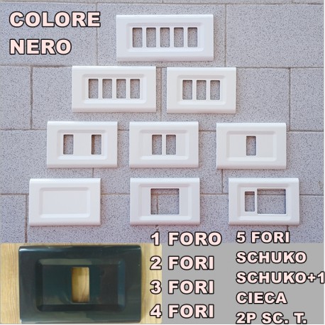 PLACCHE IN ABS PER SCATOLE RETTANGOLARI  SERIE ELITE