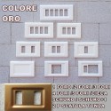 PLACCA ORO IN ABS PER SCATOLE RETTANGOLARI  SERIE ELITE