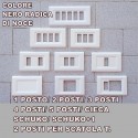 PLACCA RADICA DI NOCE IN ABS PER SCATOLE RETTANGOLARI SERIE ELITE