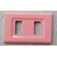 PLACCA ROSA IN ABS PER SCATOLE RETTANGOLARI SERIE ELITE