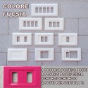 PLACCA FUCSIA IN ABS PER SCATOLE RETTANGOLARI SERIE ELITE