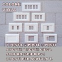 PLACCA VIOLA IN ABS PER SCATOLE RETTANGOLARI SERIE ELITE