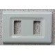 PLACCA GRIGIO CHIARO IN ABS PER SCATOLE RETTANGOLARI SERIE ELITE