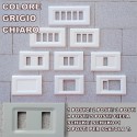 PLACCA GRIGIO CHIARO IN ABS PER SCATOLE RETTANGOLARI SERIE ELITE