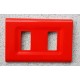 PLACCA ROSSO FERRARI IN ABS PER SCATOLE RETTANGOLARI SERIE ELITE
