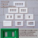 PLACCA VERDE METALLIZZATO IN ABS PER SCATOLE RETTANGOLARI SERIE ELITE