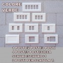 PLACCA VERDE IN ABS PER SCATOLE RETTANGOLARI SERIE ELITE