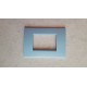 PLACCA AZZURRO POLVERE IN ABS PER SCATOLE RETTANGOLARI SERIE SOFT 3/4/6 POSTI