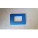 PLACCA BLU CIELO IN ABS PER SCATOLE RETTANGOLARI SERIE SOFT 2/3/4/7 POSTI