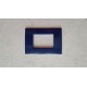 PLACCA BLU IN ABS PER SCATOLE RETTANGOLARI SERIE SOFT 3/4/6 POSTI