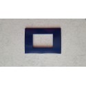 PLACCA BLU IN ABS PER SCATOLE RETTANGOLARI SERIE SOFT 2/3/4/7 POSTI