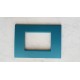 PLACCA BLU METALESCENTE IN ABS PER SCATOLE RETTANGOLARI SERIE SOFT 3/4/6 POSTI