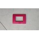 PLACCA FUCSIA IN ABS PER SCATOLE RETTANGOLARI SERIE SOFT 3/4/6 POSTI