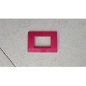 PLACCA FUCSIA IN ABS PER SCATOLE RETTANGOLARI SERIE SOFT 2/3/4/7 POSTI