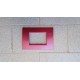PLACCA ROSA METALIZZATTO IN ABS PER SCATOLE RETTANGOLARI SERIE SOFT 3/4/6 POSTI