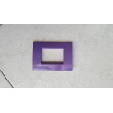 PLACCA VIOLA IN ABS PER SCATOLE RETTANGOLARI SERIE SOFT 2/3/4/7 POSTI