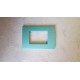 PLACCA VERDE ACQUA IN ABS PER SCATOLE RETTANGOLARI SERIE SOFT 3/4/6 POSTI