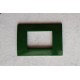 PLACCA VERDE IN ABS PER SCATOLE RETTANGOLARI SERIE SOFT 3/4/6 POSTI