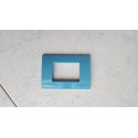 PLACCA TURCHESE IN ABS PER SCATOLE RETTANGOLARI SERIE SOFT 3/4/6 POSTI