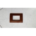PLACCA MARRONE CHIARO IN ABS PER SCATOLE RETTANGOLARI SERIE SOFT 3/4/6 POSTI