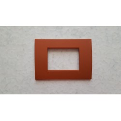 PLACCA COTTO IN ABS PER SCATOLE RETTANGOLARI SERIE SOFT 3/4/6 POSTI