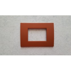 PLACCA COTTO IN ABS PER SCATOLE RETTANGOLARI SERIE SOFT 3/4/6 POSTI