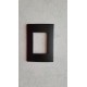 PLACCA NERO OPACO IN ABS PER SCATOLE RETTANGOLARI SERIE SOFT