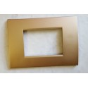 PLACCA ORO SATINATO IN ABS PER SCATOLE RETTANGOLARI SERIE SOFT