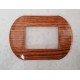 PLACCHE IN ABS COMPATIBILI LIVING INTERNATIONAL ORO CROMO LEGNO PER SCATOLE RETTANGOLARI SERIE GLAMOUR BOMBATA